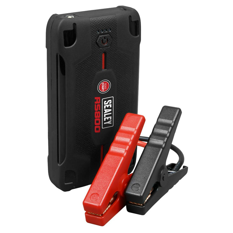 Sealey RoadStartï 800A 12V Lithium-ion Jump Starter Power Pack RS800 Sealey - UK Camping And Leisure