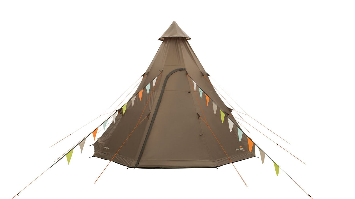 Easy Camp Rands Tipi Tent Dark Sand 8 Person Easy Camp - UK Camping And Leisure