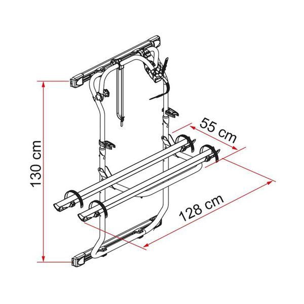 Fiamma Complete Carry Bike for DJ Vehicles Deep Black (02096A26A)