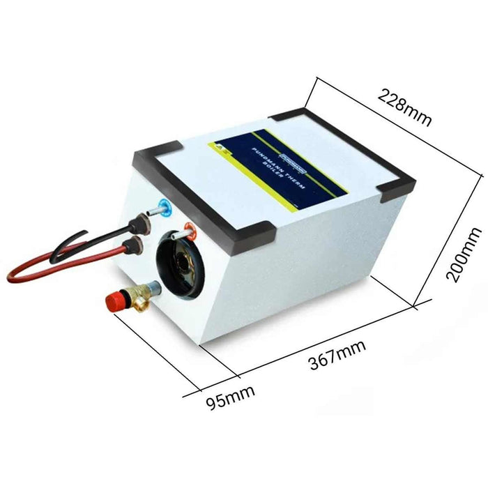 Pundmann Water Heater 6L Air Combi 230V 500W and 12V 200W (WH76273) Pundmann - UK Camping And Leisure