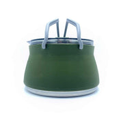 Wolf Outdoors EzyStow Collapsible Kettle 1L Olive Green Wolf Outdoors - UK Camping And Leisure