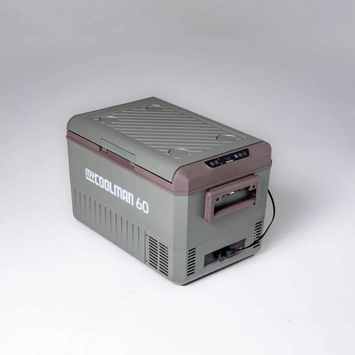 myCOOLMAN 60L Portable Fridge/Freezer Single Zone 12/24V DC + 240V AC Bluetooth App Control