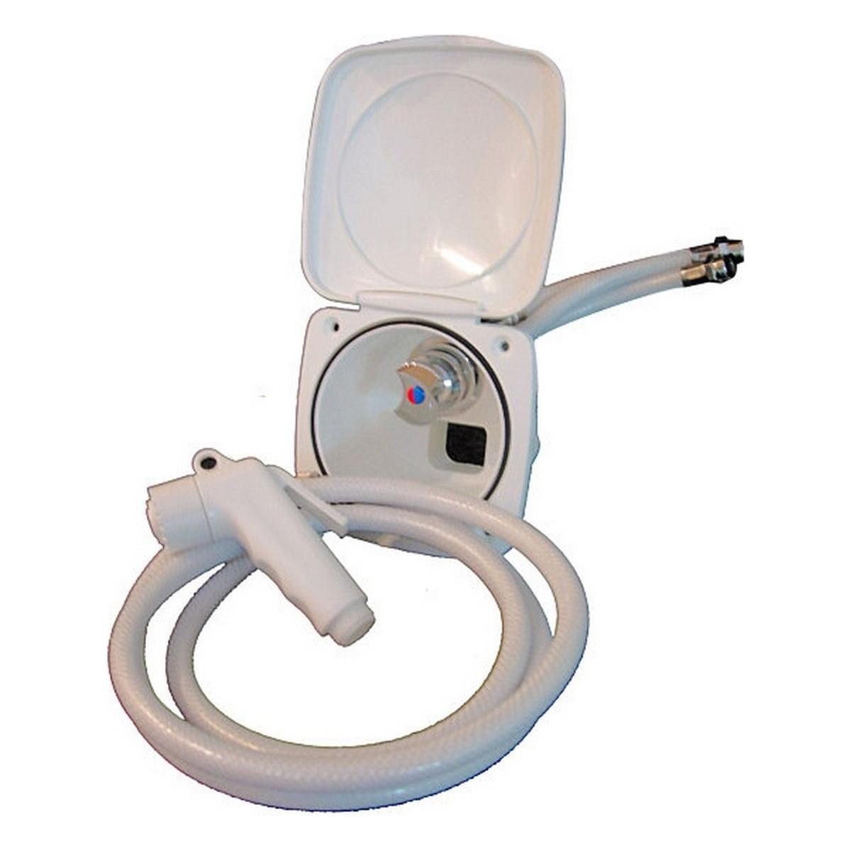 External Shower Mixer Box Square — UK Camping And Leisure