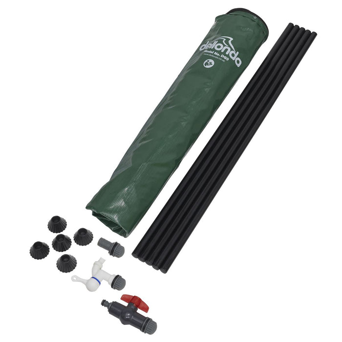 Dellonda Collapsible PVC Garden Water Butt with Zipped Lid & Drain Tap 250L Dellonda - UK Camping And Leisure