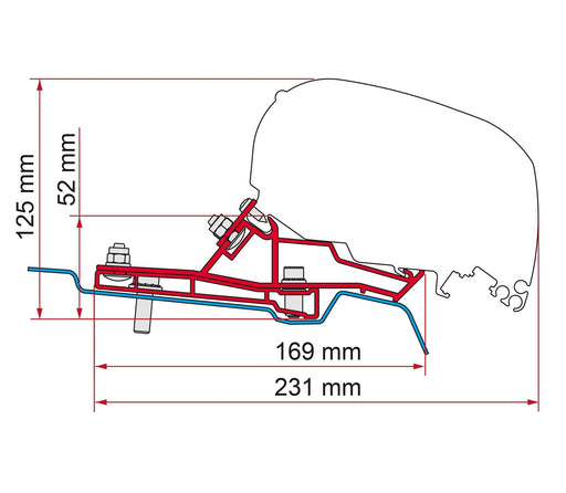 Adapter Ford Ttansit L3H2 340 Rhd 98655Z189 UK Camping And Leisure - UK Camping And Leisure