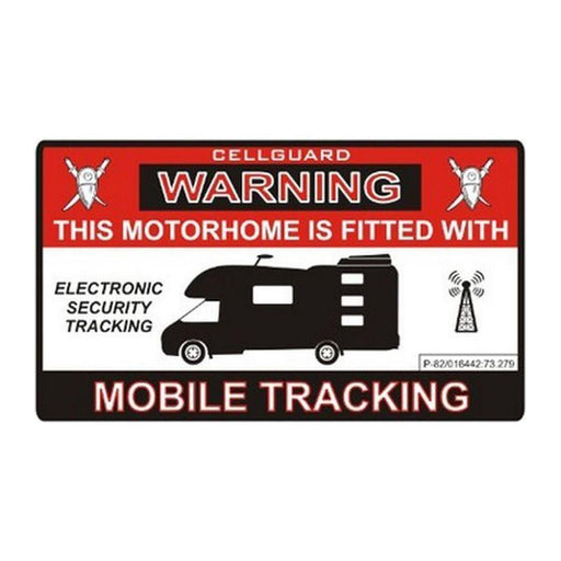 Tracking Fitted Sticker for Motorhome W4 - UK Camping And Leisure