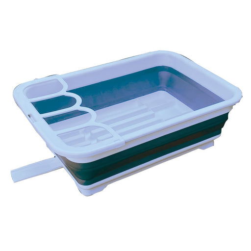 Quest Collapsible-wares Dish Rack with Cutlery Holder and Sink Drainer Quest - UK Camping And Leisure