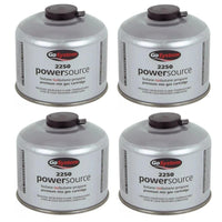 4x Go System PowerSource Butane Propane Threaded Gas Canister - 220g