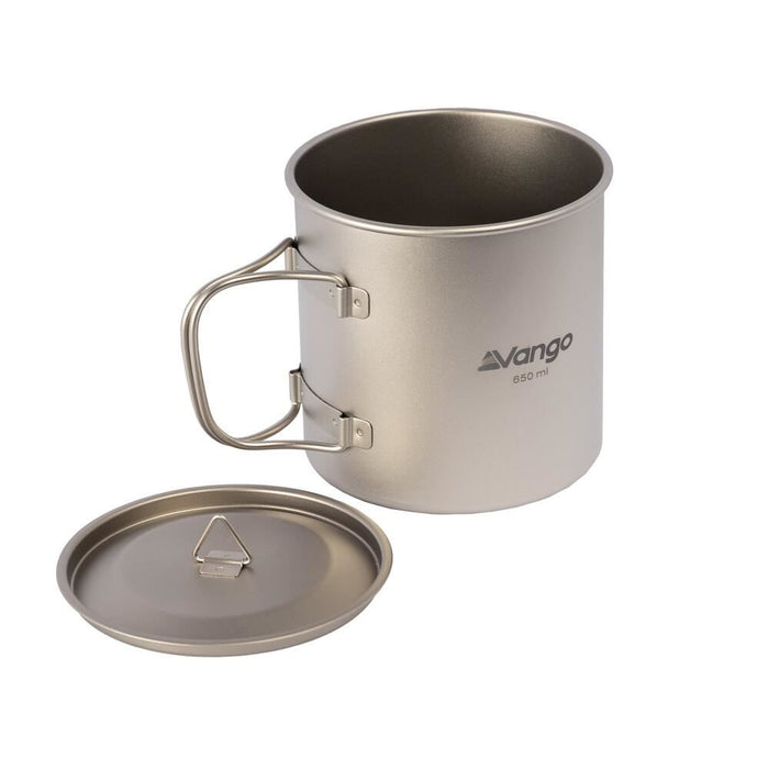 Vango Titanium Single Walled Mug 650ml Titanium Vango - UK Camping And Leisure