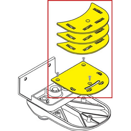 Fiamma Spacer Kit Safe Door White for Caravans and Motorhomes Fiamma - UK Camping And Leisure