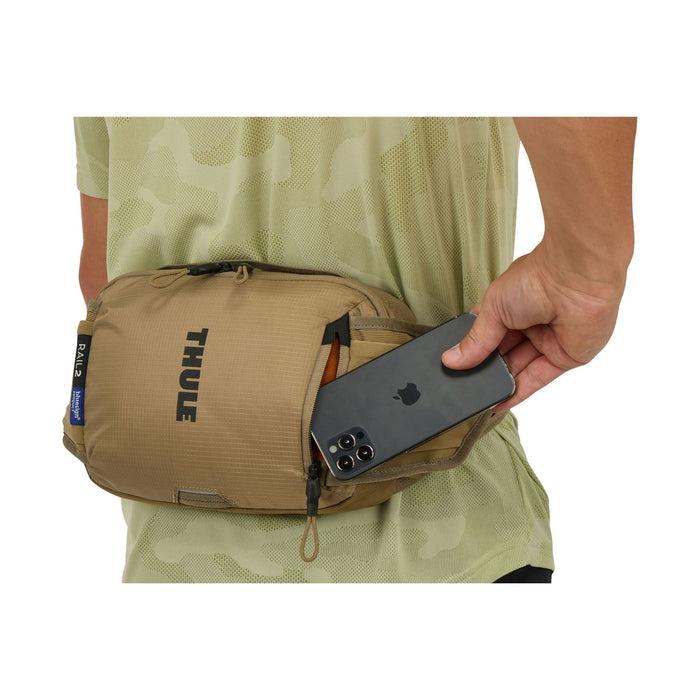 Thule Rail hip pack 2L faded khaki Thule - UK Camping And Leisure