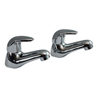 AG Melford Lever Style Basin Taps (Pair) Chrome for Caravan/Motorhome
