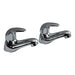 AG Melford Lever Style Basin Taps (Pair) Chrome for Caravan/Motorhome AG - UK Camping And Leisure