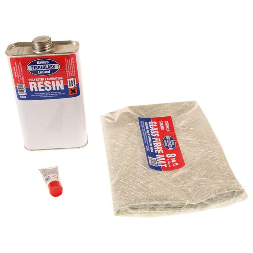 Baileys Fibreglass Repair Kit 8Sq ft for Medium Scale Fibreglass Repairs Baileys - UK Camping And Leisure