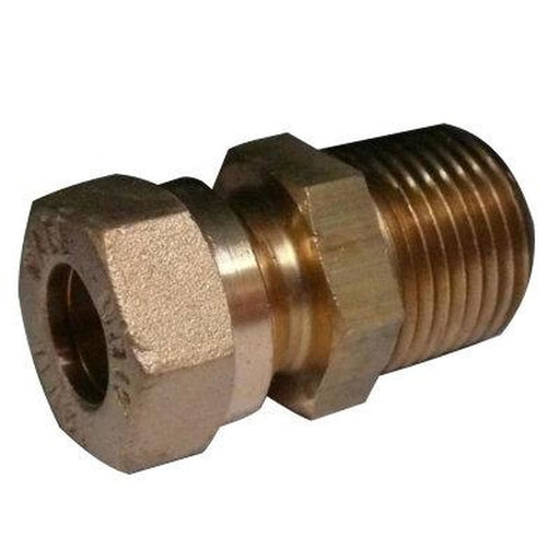 AG Male Gas Coupling (3/8" BSP Taper to 1/2" Compression) AG - UK Camping And Leisure