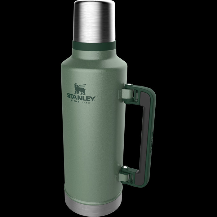 Stanley Legendary Classic Bottle 2.3L Hammertone Green Stanley - UK Camping And Leisure