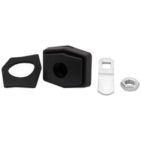 Zadi Rectangular Push Lock in Black for Caravan/Motorhomes