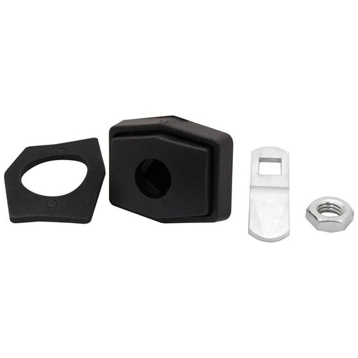 Zadi Rectangular Push Lock in Black for Caravan/Motorhomes Nova - UK Camping And Leisure