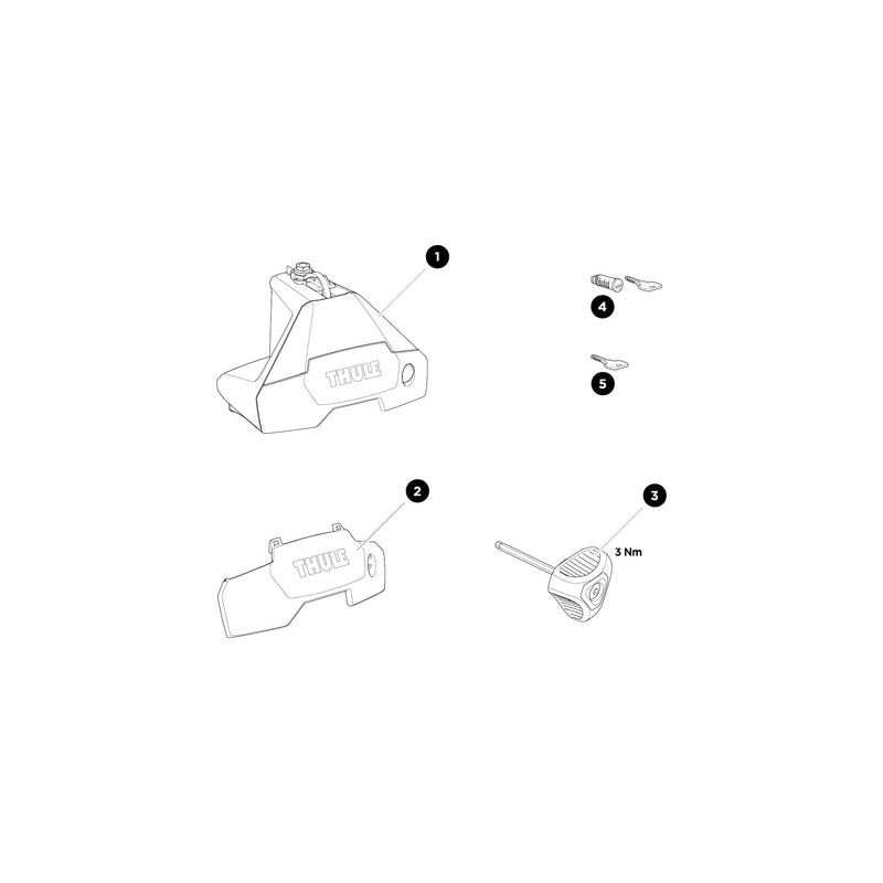 Thule Evo Clamp - Complete Foot