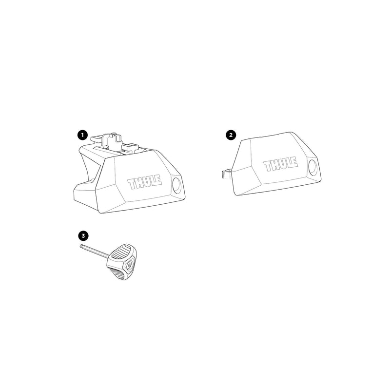 Thule Evo Flush Front Cover - Roof Rack Accessory