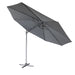 Dellonda Cantilever Parasol with 360 Rotation, Tilt & Cover 3m - Grey Dellonda - UK Camping And Leisure