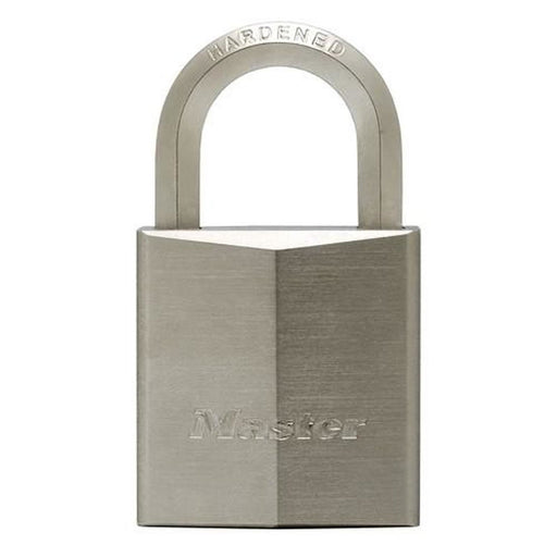 Masterlock Padlock Brass 40mm Hex Steel Shackle Masterlock - UK Camping And Leisure