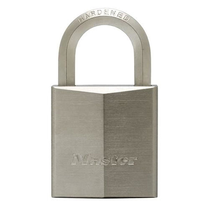 Masterlock Padlock Brass 40mm Hex Steel Shackle Masterlock - UK Camping And Leisure