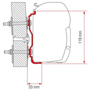 Fiamma Adapter Hymer 2016 400: Quality Gear for Your Dream Camper Fiamma - UK Camping And Leisure