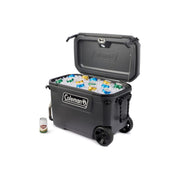 Coleman Convoy 65 QT Wheeled 65L Cool Box with Wheels Holds Ice for up to 5 Days Coleman - UK Camping And Leisure