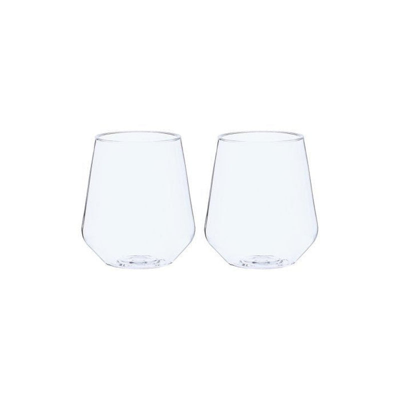Travellife Lua Drinking Glass (2) 400Ml | UK Camping and Leisure