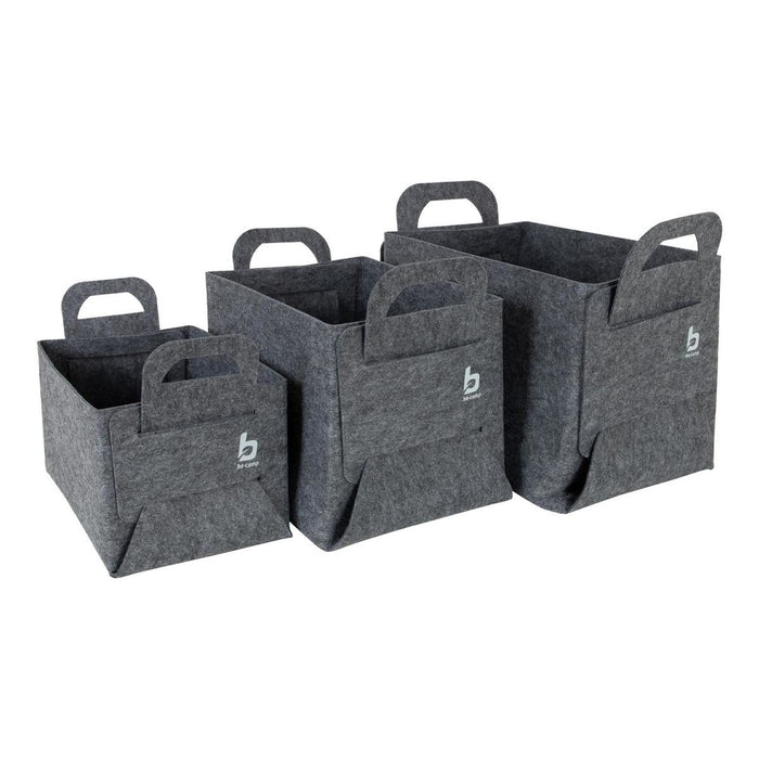 Bo-Camp Urban Collection Basket Barnsbury 3 Pieces 3 Sizes Bo-Camp - UK Camping And Leisure