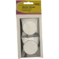 Berker Double Frame Gloss Chrome 21246G