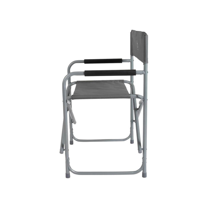Bo-Camp Director's Chair Steel Grey Bo-Camp - UK Camping And Leisure