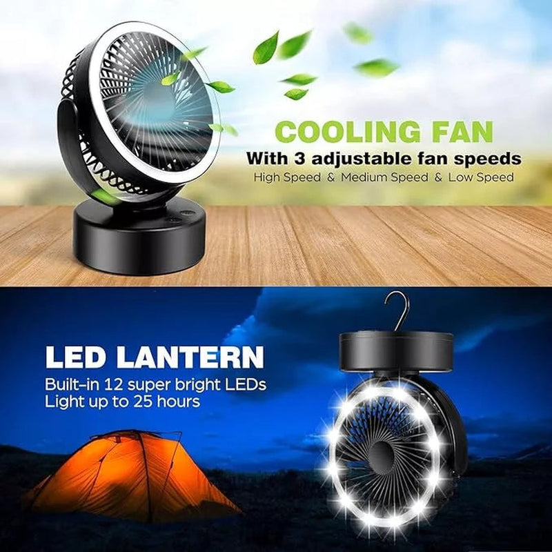 Camptech Luna 2 In 1 LED Light & Fan Camptech - UK Camping And Leisure