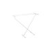 Bo-Camp Drying Rack Compact Steel Scissor Model White 5.5M Bo-Camp - UK Camping And Leisure