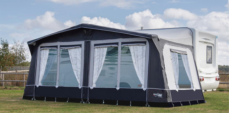 Camping Experience Hampton DL Air Seasonal Caravan Awning - Spacious, Convenient, and Durable | inflatable, annex