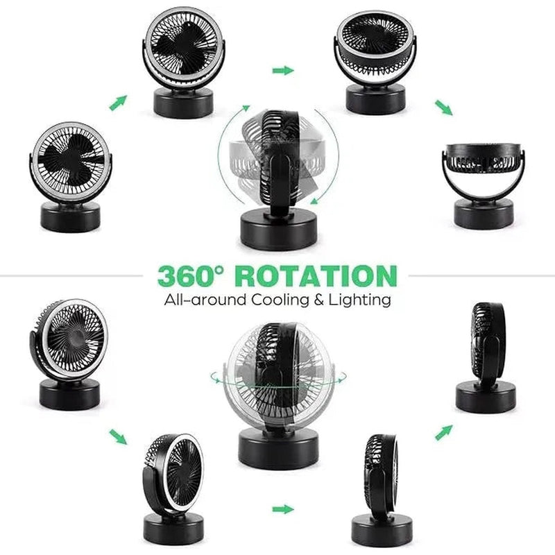 Camptech Luna 2 In 1 LED Light & Fan Camptech - UK Camping And Leisure