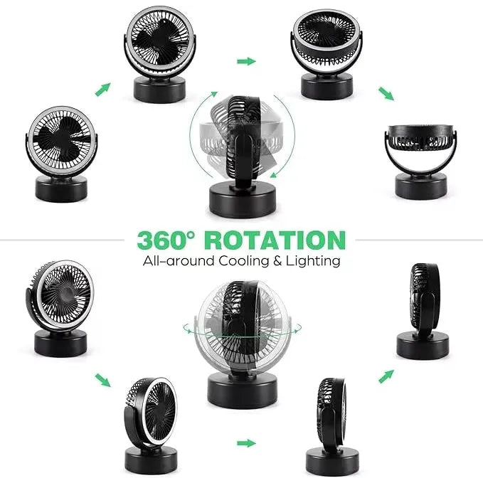 Camptech Luna 2 In 1 LED Light & Fan Camptech - UK Camping And Leisure