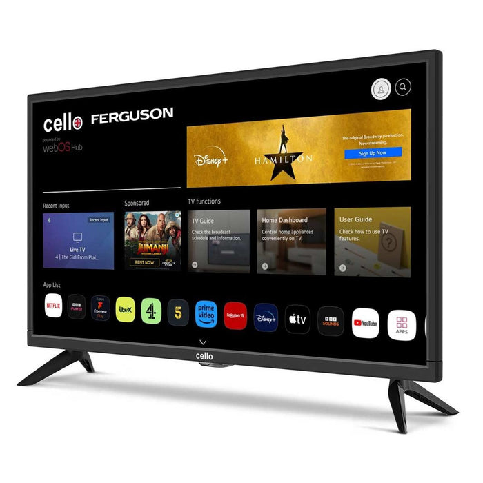 Cello 24" Smart Webos HD Ready TV with Freeview Play Cello - UK Camping And Leisure