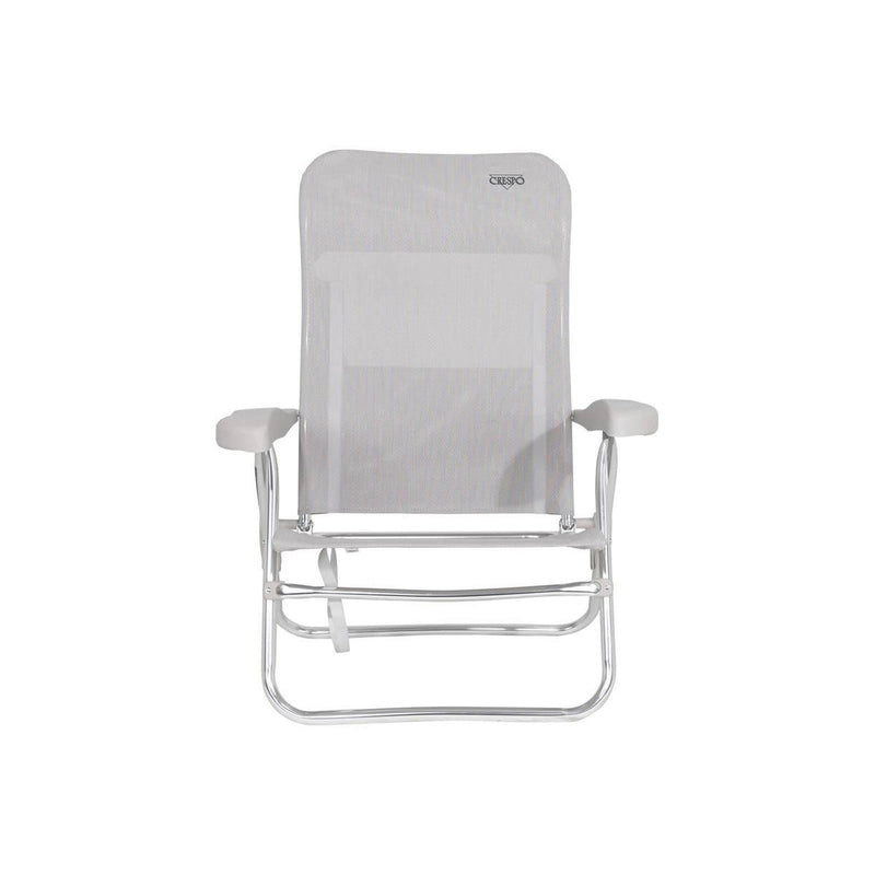 Crespo Beach Chair AL/205 Beige Crespo - UK Camping And Leisure