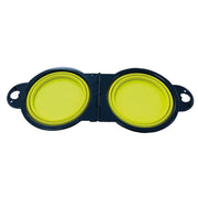 Quest Collapsable Dual Pet Bowl Quest - UK Camping And Leisure