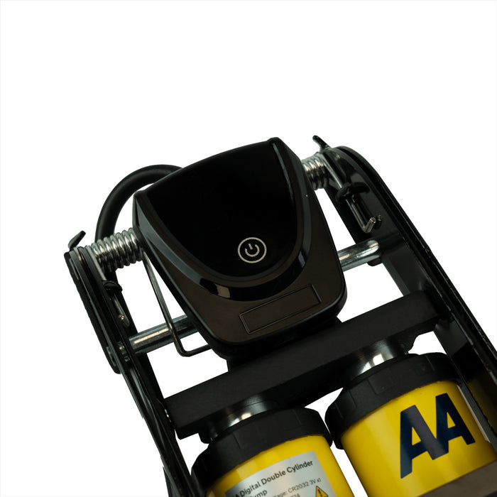 AA Digital Double Cylinder Barrel Foot Pump