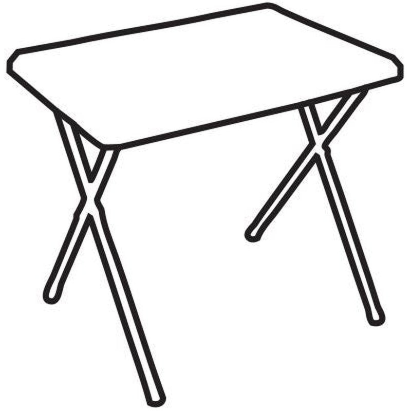 Quest Fleetwood Low Grey Folding Camping Table Quest - UK Camping And Leisure