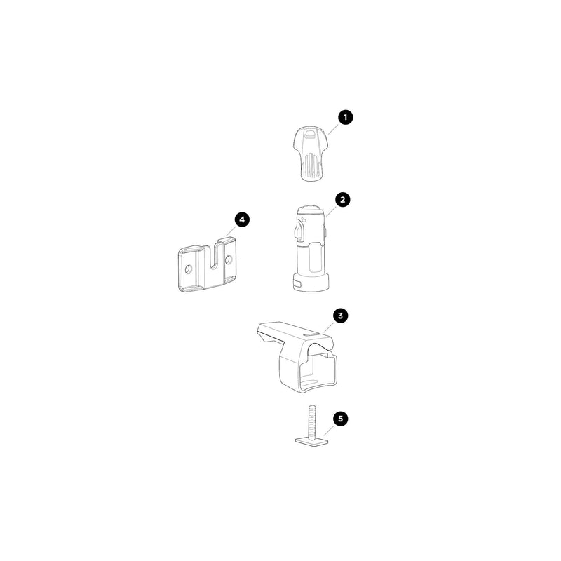 Thule Ski Click Clamp Square Spare Part