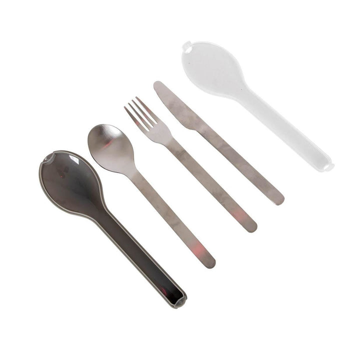 Bo-Camp Cutlery In Case 3 Pieces 1 Person Bo-Camp - UK Camping And Leisure