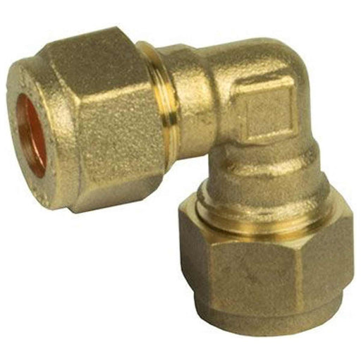 AG Brass Compression Elbow (8mm Each End) AG - UK Camping And Leisure