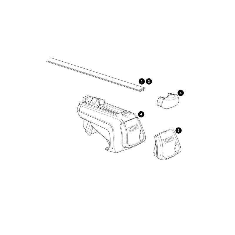 Thule Complete Foot - SmartRack XT Spare Part