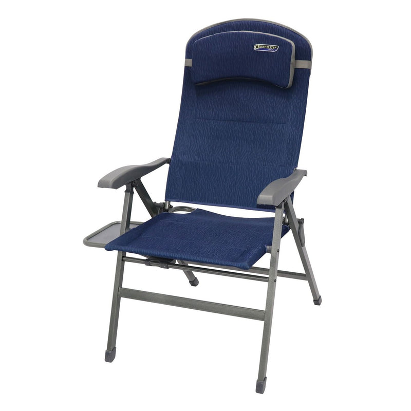 Quest Ragley Pro Comfort Camping Caravan Chair with Side Table Quest - UK Camping And Leisure