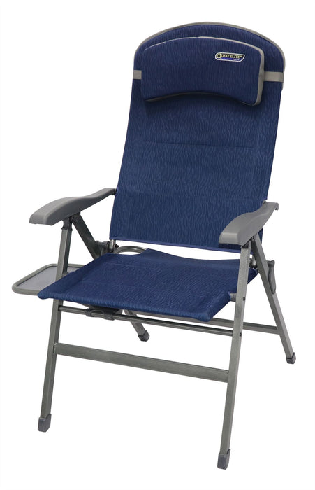 Quest Ragley Pro Comfort Camping Caravan Chair with Side Table Quest - UK Camping And Leisure