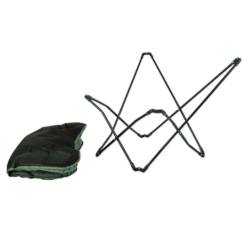 Bo-Camp Industrial Collection Butterfly Chair Himrod Green Bo-Camp - UK Camping And Leisure